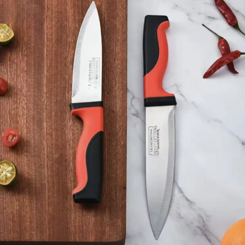 Profesional Knife R/B Handle Kitchen Knife 8