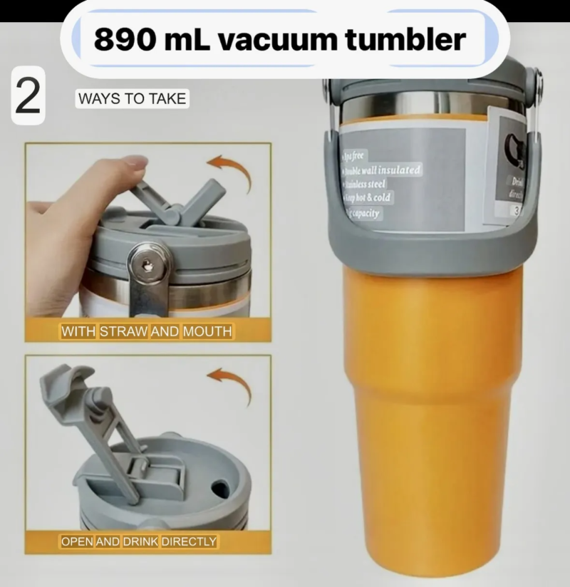 890 ml Vacuum Mug - Image 6