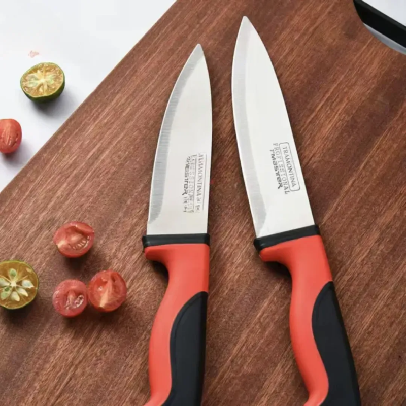 Profesional Knife R/B Handle Kitchen Knife 8 - Image 4