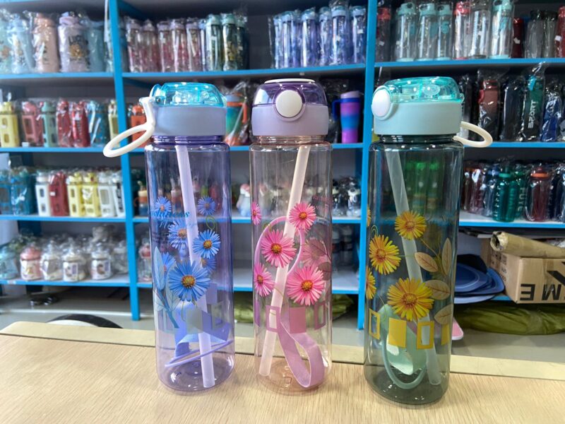 Floral Design Women's Travelling Bottle Personalized Office Drinkware Bottle