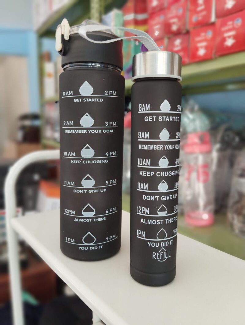 2pcs Set Sports Water Bottle – 700ML & 300ML Bottles for Hydration on the Go