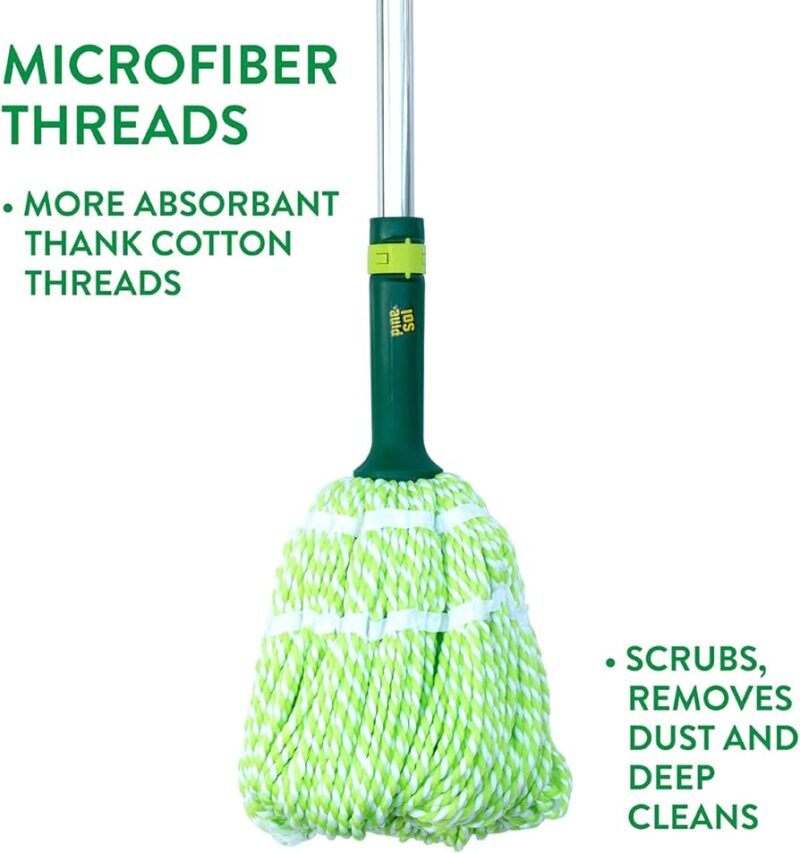 Floorwiz Twizz Microfibre Hands-Free Wringing Mop