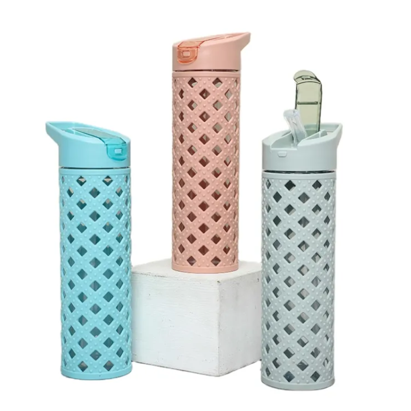 Double Layer Net Leak Proof Light Weight Sleek Design Water Bottle